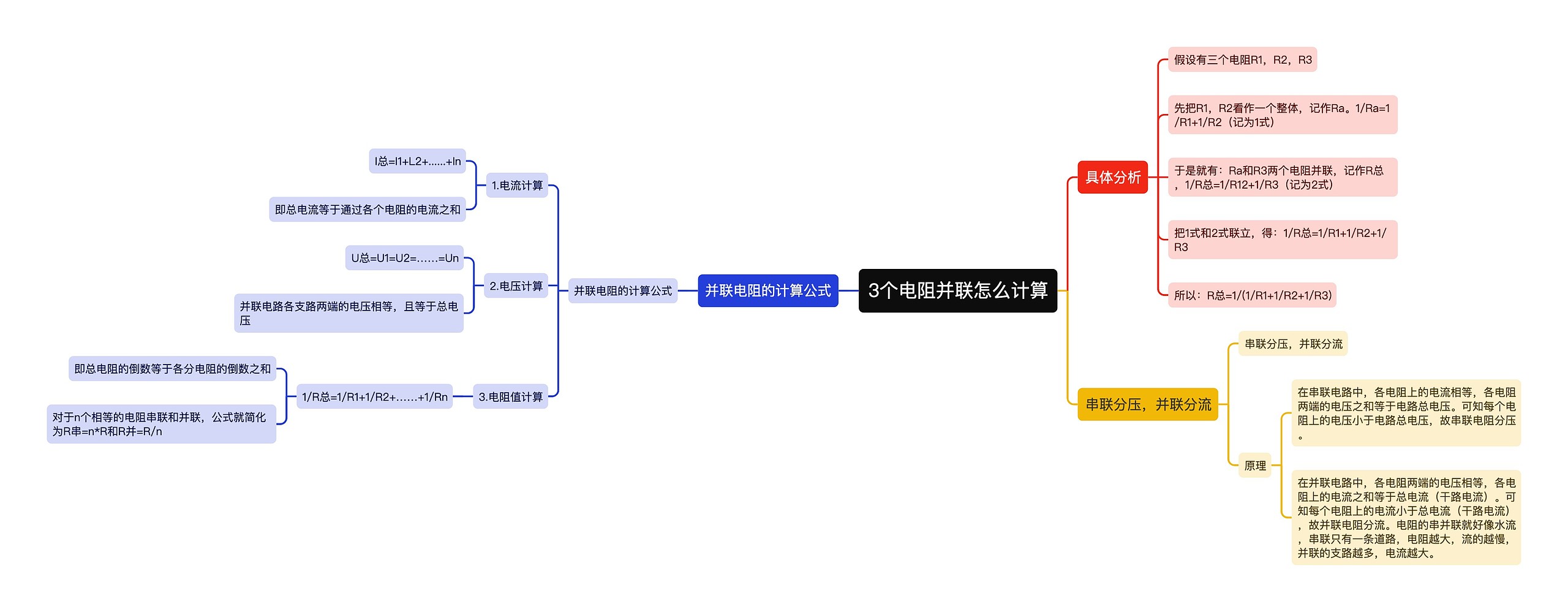 3个电阻并联怎么计算