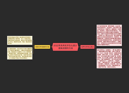 2022年高考化学怎么提分 提高成绩的方法