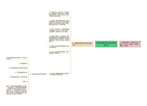 家庭电路的基本组成和连接方法