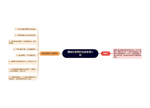 酒精灯使用的注意事项八条