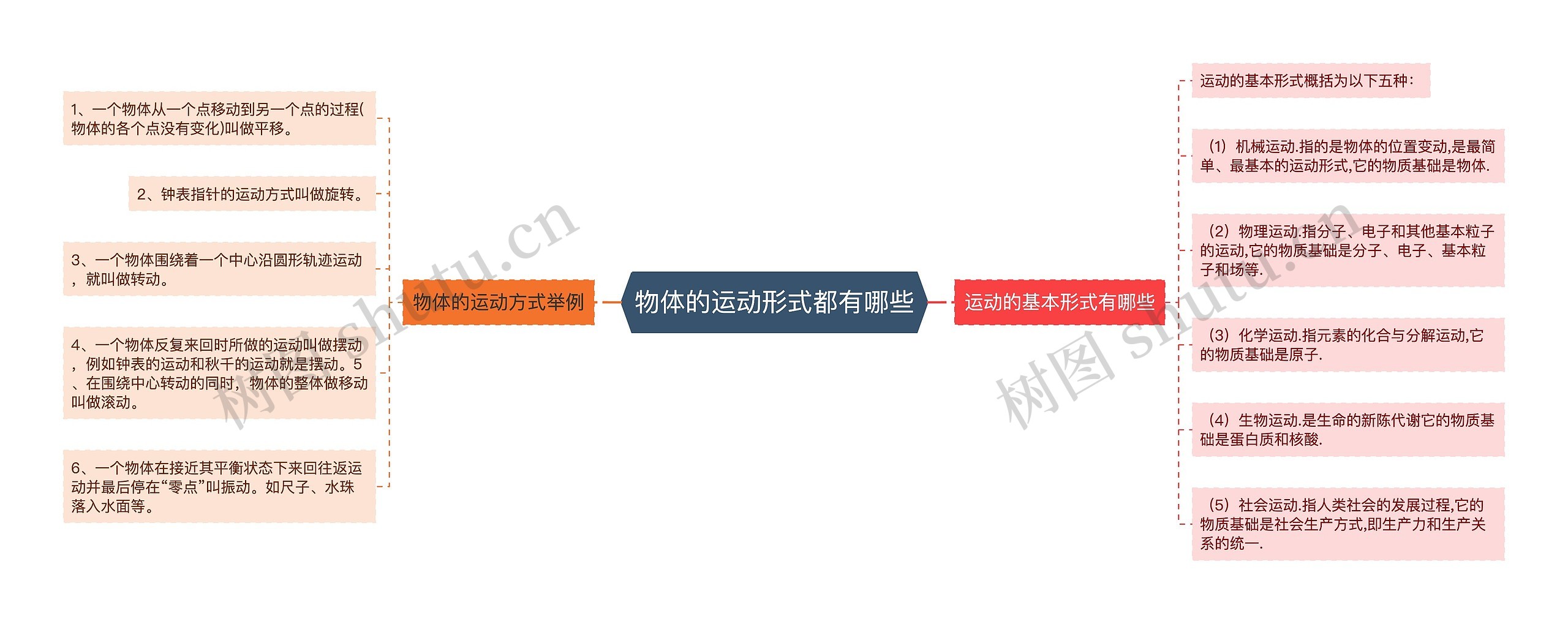 物体的运动形式都有哪些