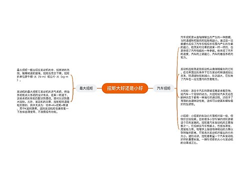 扭矩大好还是小好