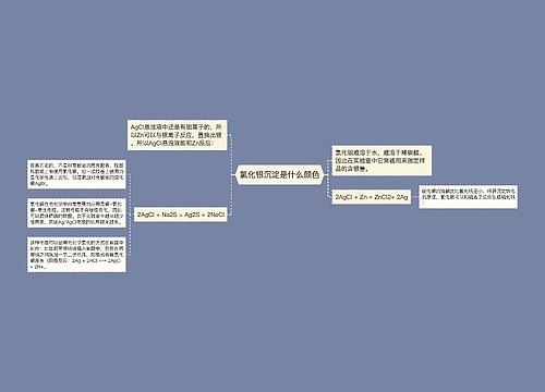 氯化银沉淀是什么颜色