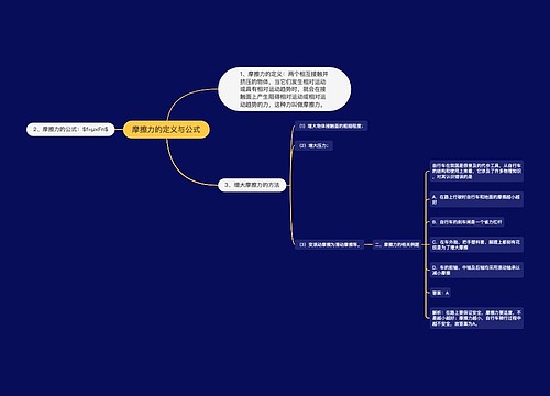 摩擦力的定义与公式