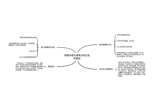 物理中增大摩擦力的方法有哪些