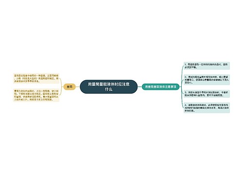 用量筒量取液体时应注意什么