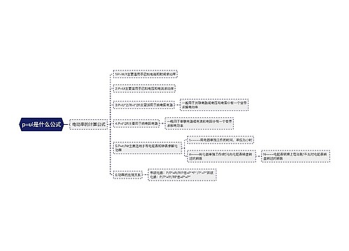 p=ui是什么公式