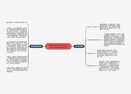 高考倒计时50天怎么复习物理 如何提高物理成绩