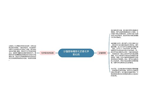 分馏是物理变化还是化学变化吗