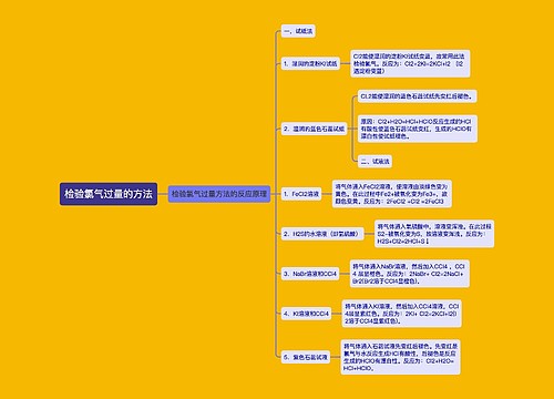 检验氯气过量的方法