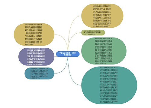 学霸告诉你物理一轮复习怎样拿高分