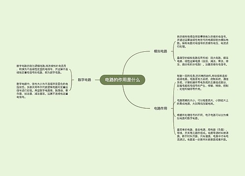 电路的作用是什么