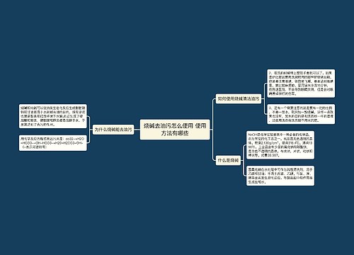 烧碱去油污怎么使用 使用方法有哪些