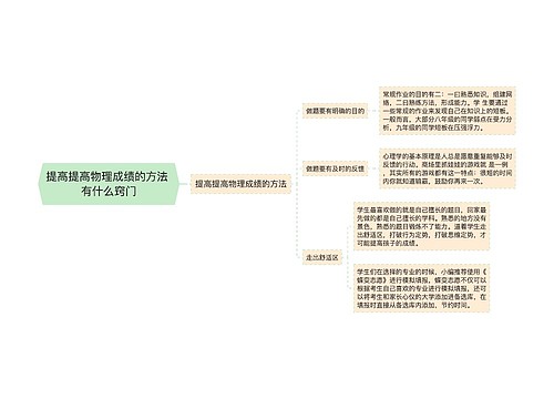 提高提高物理成绩的方法 有什么窍门