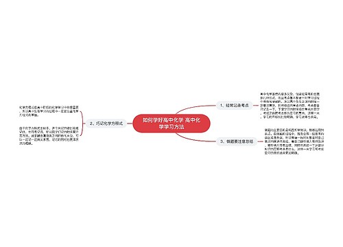 如何学好高中化学 高中化学学习方法