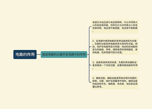 电路的作用