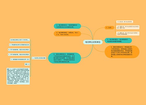 电功率公式和单位