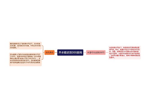 开水能达到200度吗