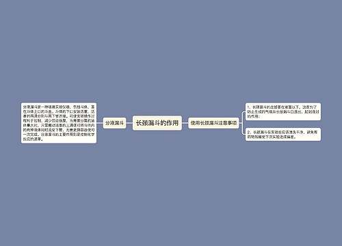 长颈漏斗的作用