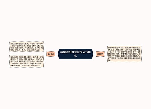 碳酸钠和氯化钡反应方程式