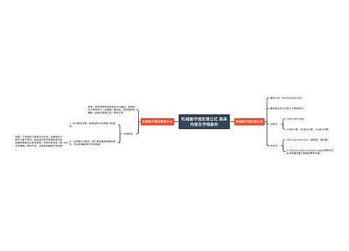 机械能守恒定律公式 具体内容及守恒条件