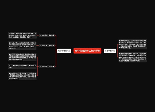 高中物理是什么样的学科