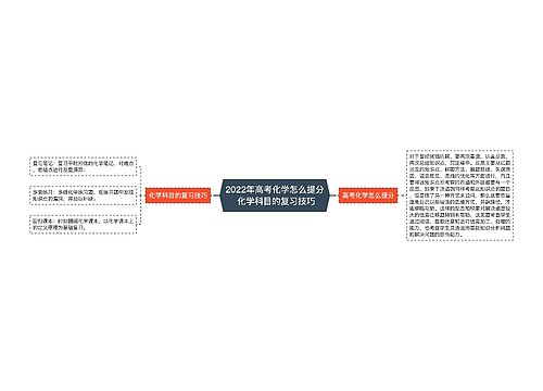 2022年高考化学怎么提分 化学科目的复习技巧