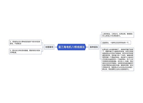 星三角电机六根线接法