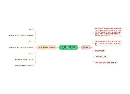 功的计算公式