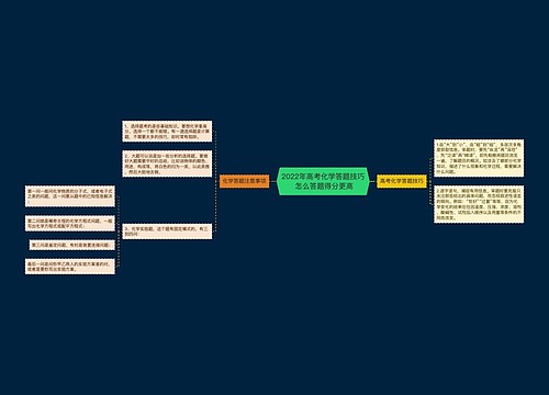 2022年高考化学答题技巧 怎么答题得分更高