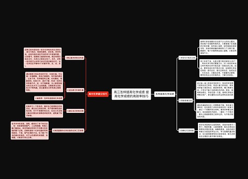 高三怎样提高化学成绩 提高化学成绩的高效率技巧