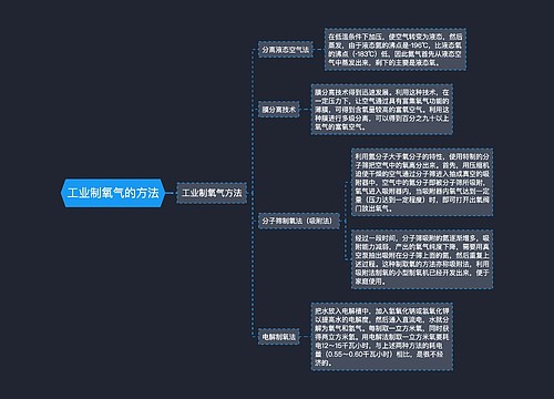 工业制氧气的方法