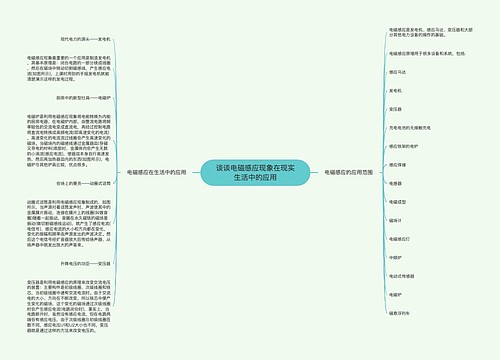 谈谈电磁感应现象在现实生活中的应用