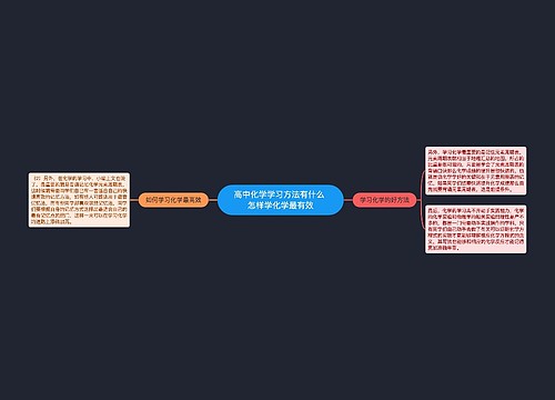 高中化学学习方法有什么 怎样学化学最有效