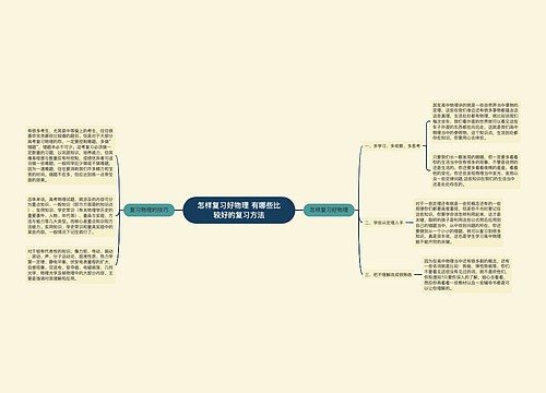 怎样复习好物理 有哪些比较好的复习方法