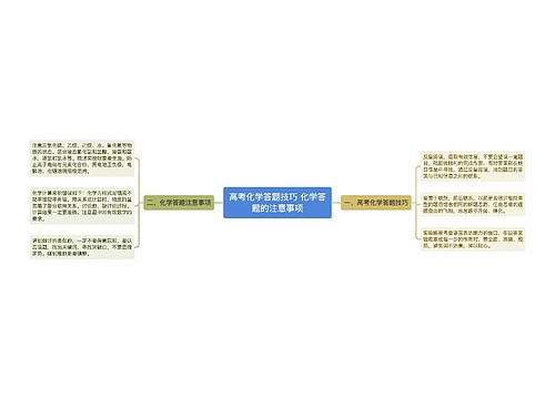 高考化学答题技巧 化学答题的注意事项