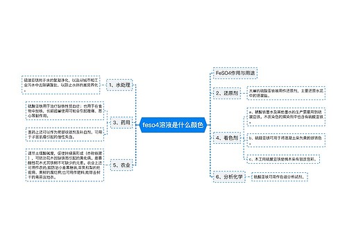 feso4溶液是什么颜色