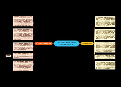 高三如何快速提高物理 提高物理成绩的方法
