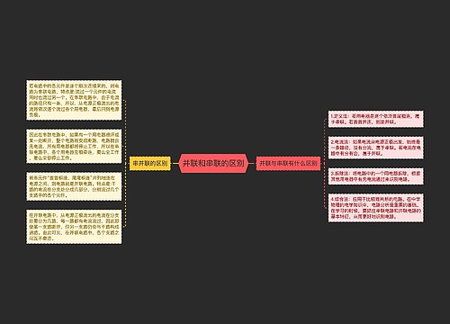 并联和串联的区别