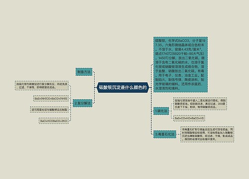 碳酸钡沉淀是什么颜色的