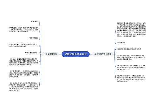 动量守恒条件有哪些