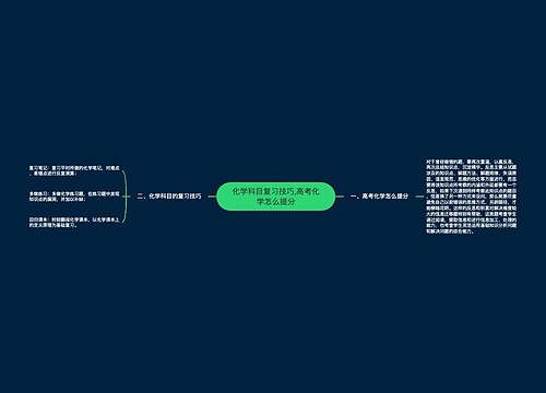 化学科目复习技巧,高考化学怎么提分