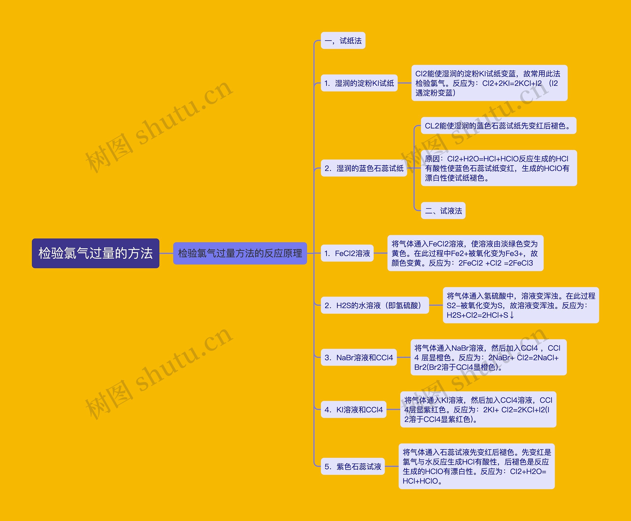 检验氯气过量的方法