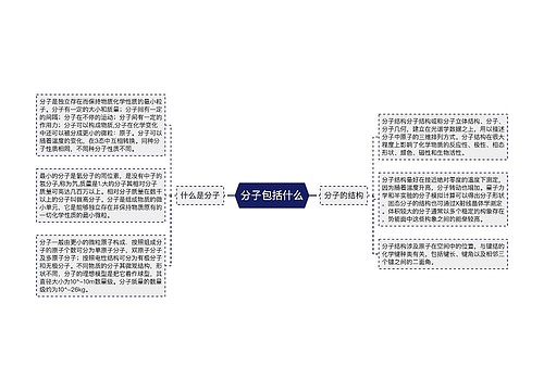 分子包括什么