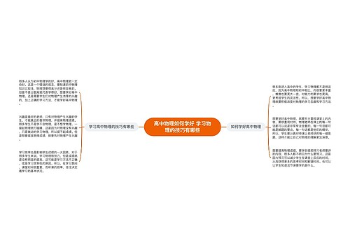 高中物理如何学好 学习物理的技巧有哪些