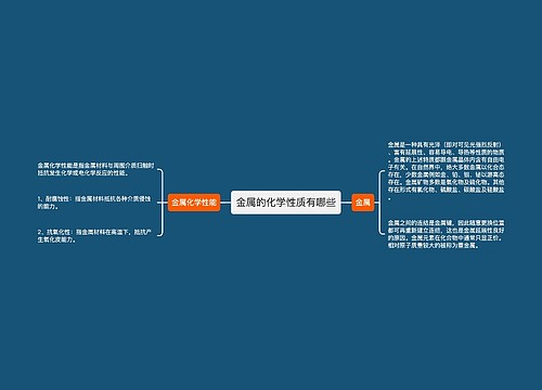 金属的化学性质有哪些