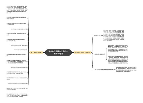 高考物理答题技巧是什么 有哪些窍门