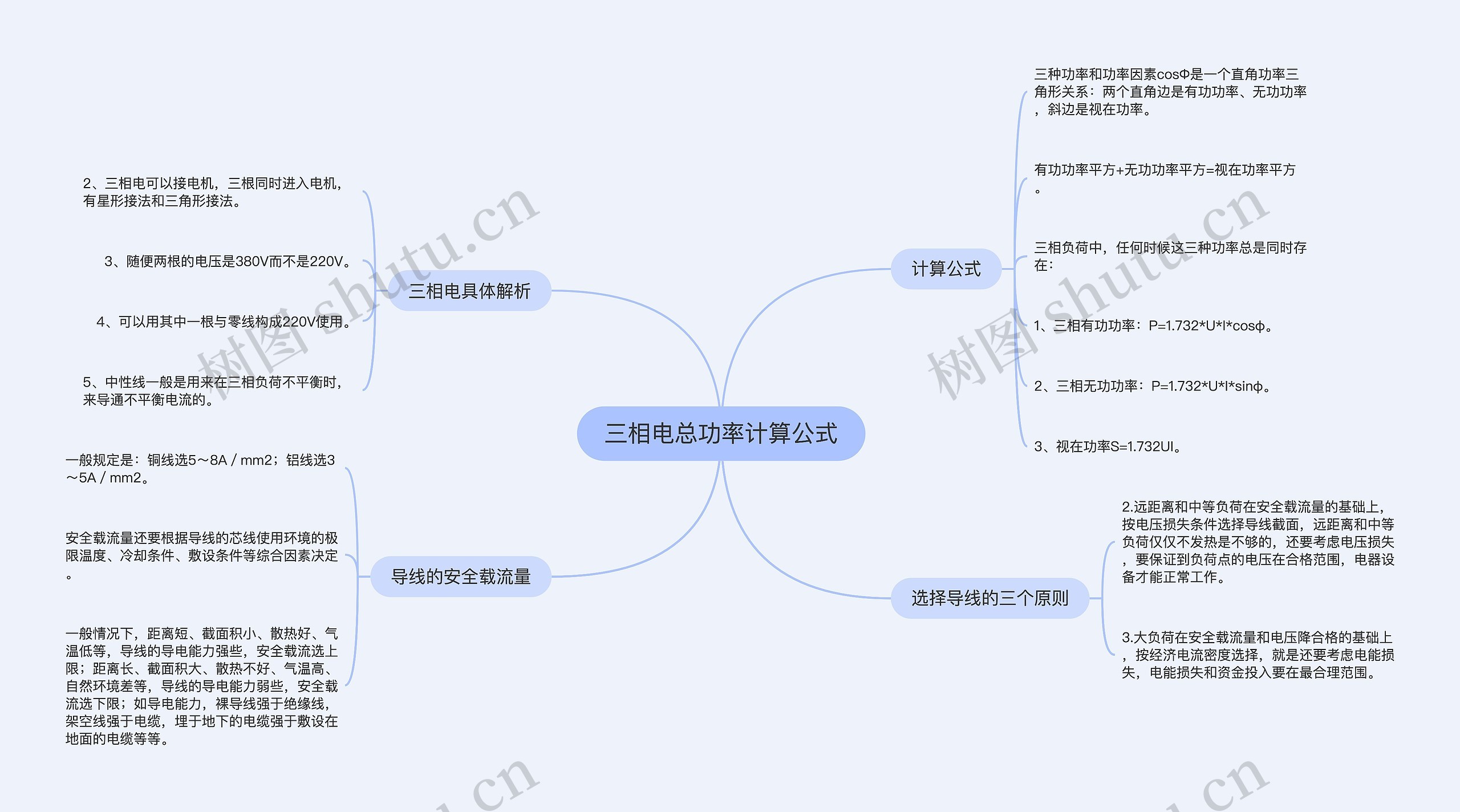 三相电总功率计算公式