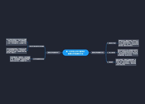 高一化学怎么学才能学好 提高化学成绩的方法