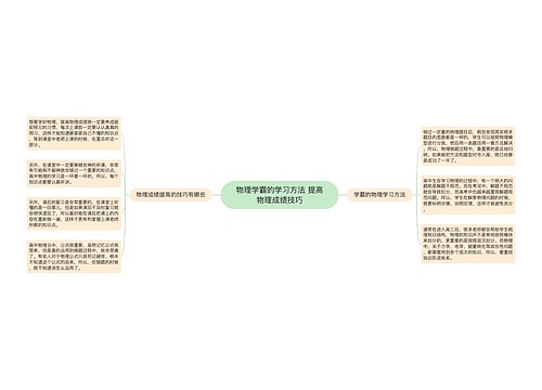 物理学霸的学习方法 提高物理成绩技巧